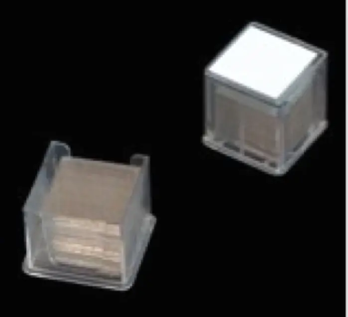 Lamela para microscopio