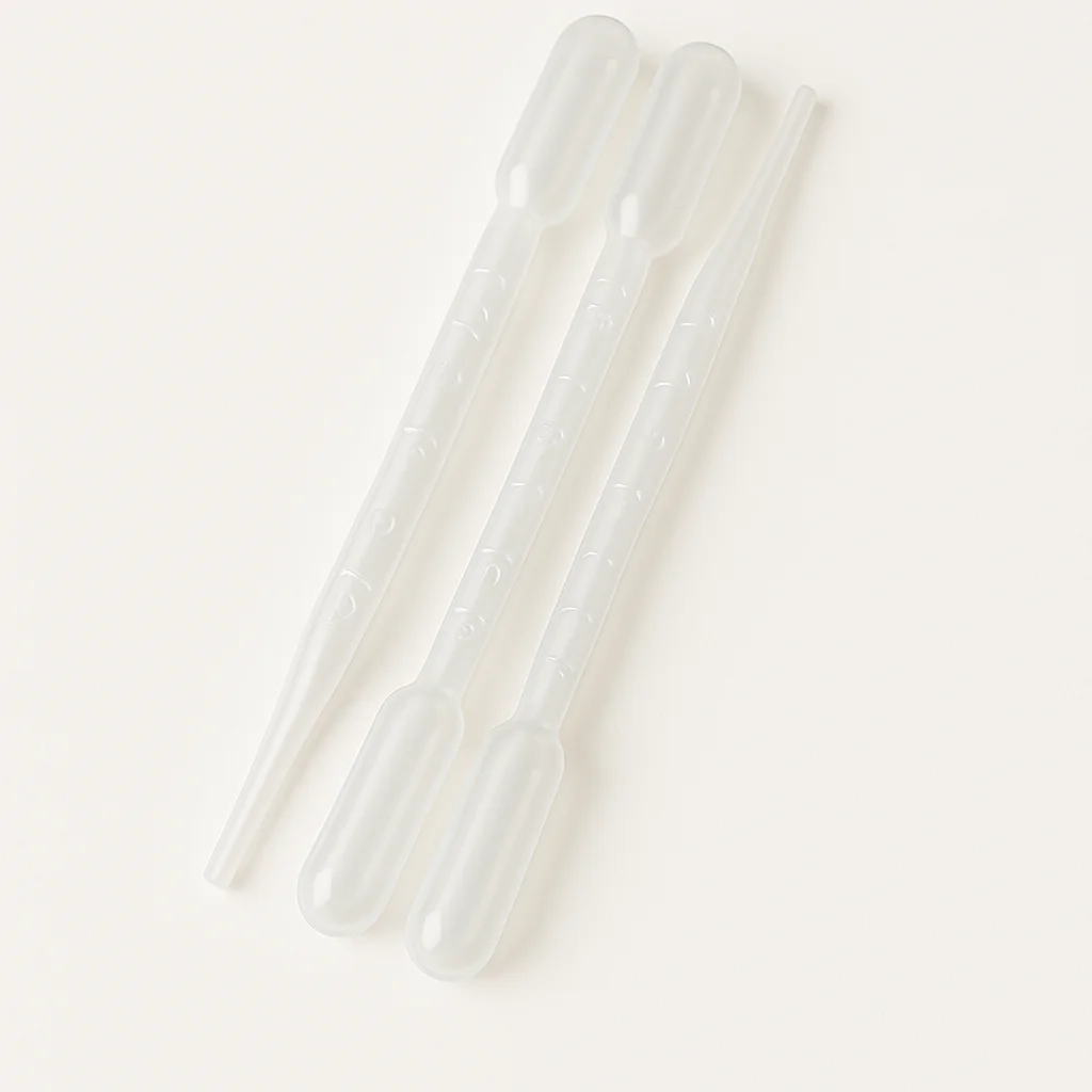 Pipeta Pasteur 1, 2,3 ou 5 mls estéril e não estéril