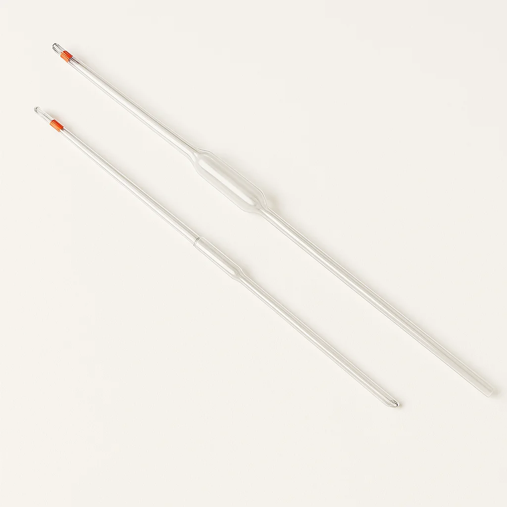 Pipeta volumetrica em vidro classe A. Calibradas para escoamento «Ex»