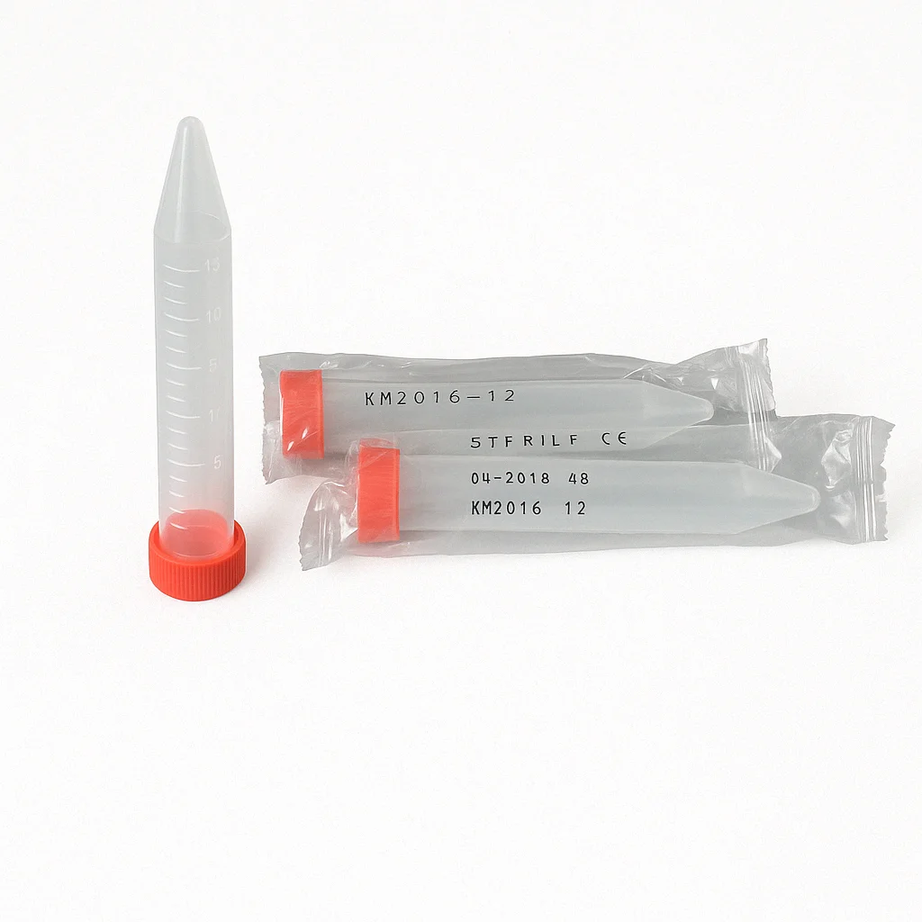 Tubo 17 x 120 mm em polipropileno estéril