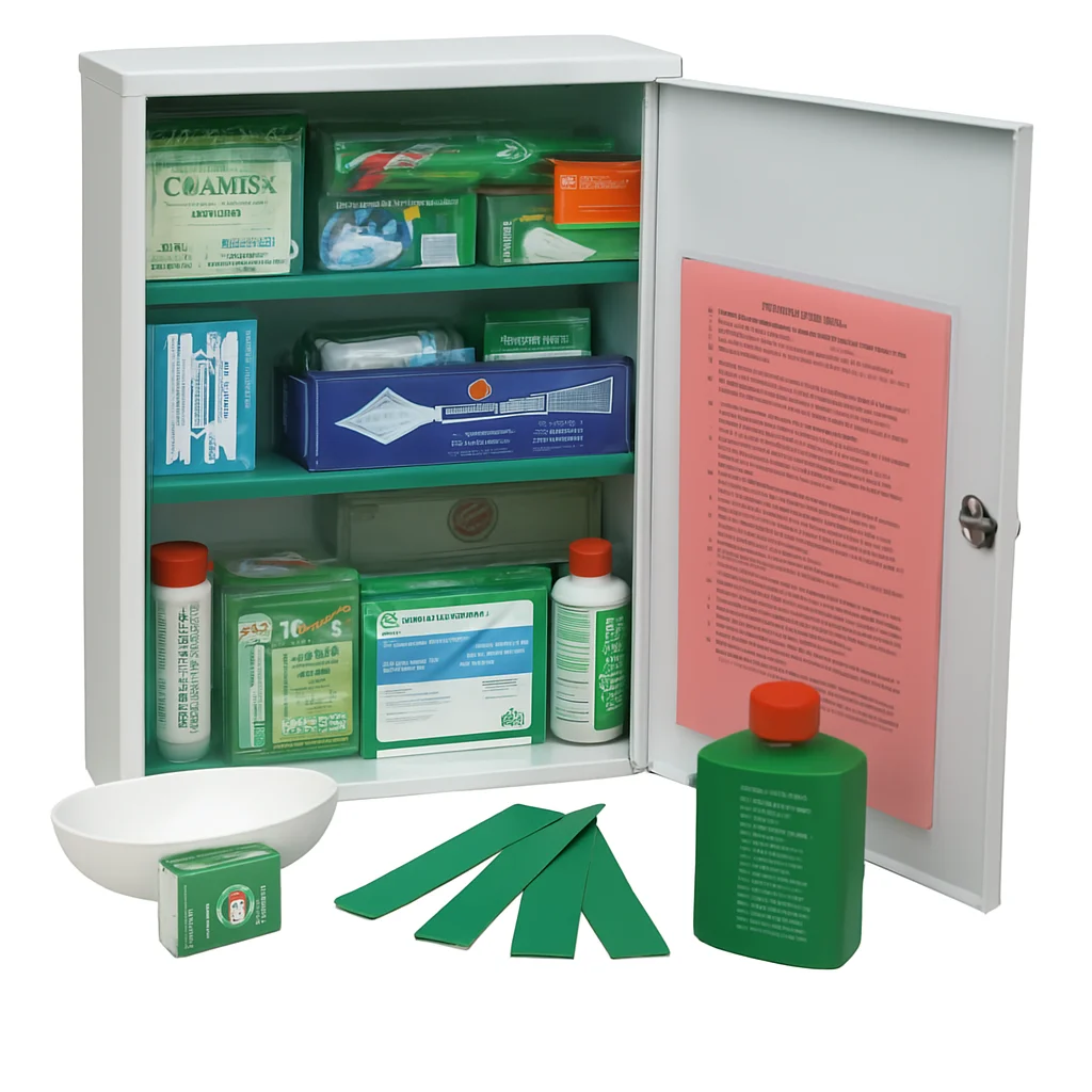 Armário de primeiros socorros metálica 103 - M - 1 a 6 pessoas